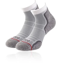 1000 Mile Run Single Layer Anklet Socks (Twin Pack) - SS25