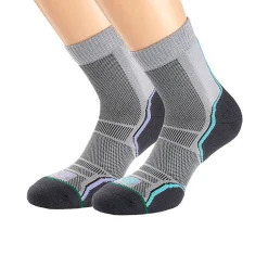 1000 Mile Trail Single Layer Crew Women's Socks (Twin Pack) - SS25