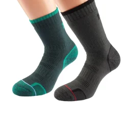 1000 Mile Walk Single Layer Calf Length Socks (Twin Pack) - SS25