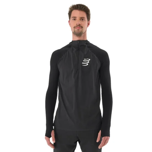 Compressport Hurricane Windproof Seamless Half Zip Top - AW24
