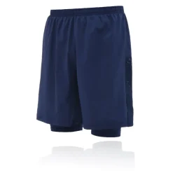 Higher State Mens 2 in 1 7 Inch Running Short