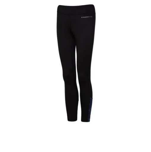 Higher State Panelled Pattern 7/8 Women's Running Tights