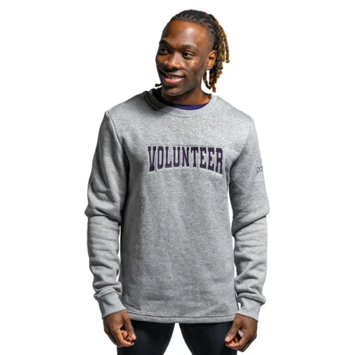 Parkrun Apricot Men's Volunteer Collegiate Sweatshirt