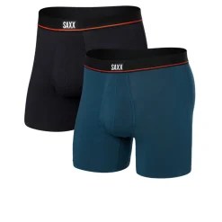 Saxx Non-Stop Stretch Cotton Boxer Briefs (2 Pack) - SS25