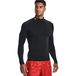 Under Armour HeatGear Compression Mock Long Sleeve Top - SS25