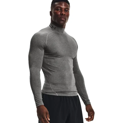 Under Armour HeatGear Compression Mock Long Sleeve Top - SS25
